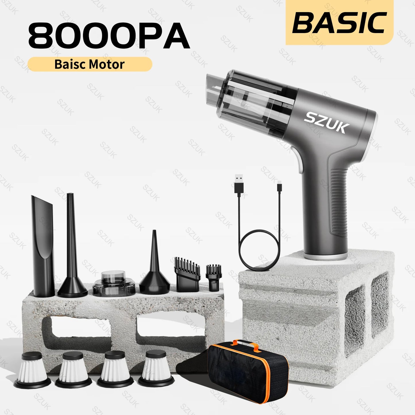 Mini Portable Car Vacuum Cleaner
