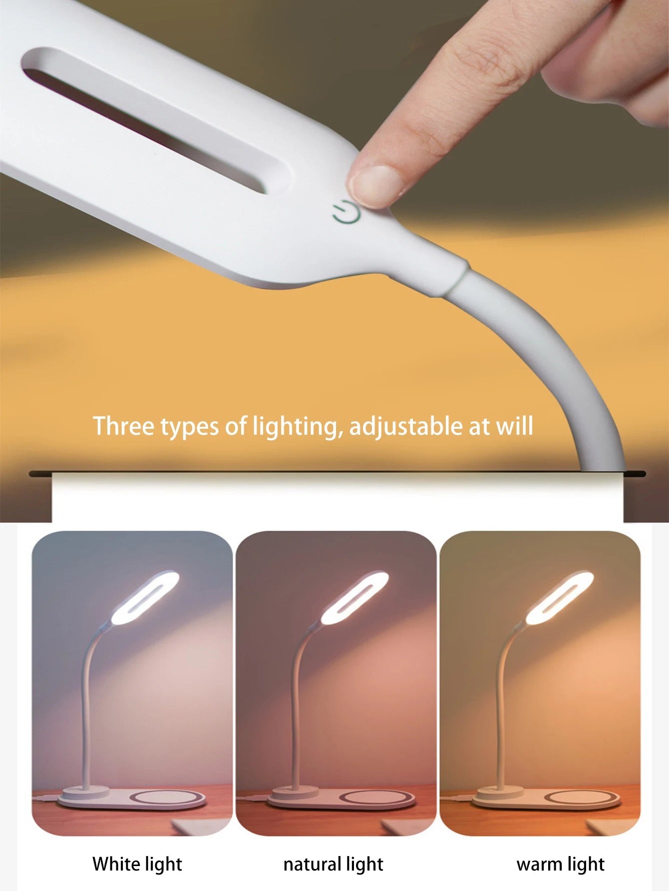 Phone wireless touch fast charging night light